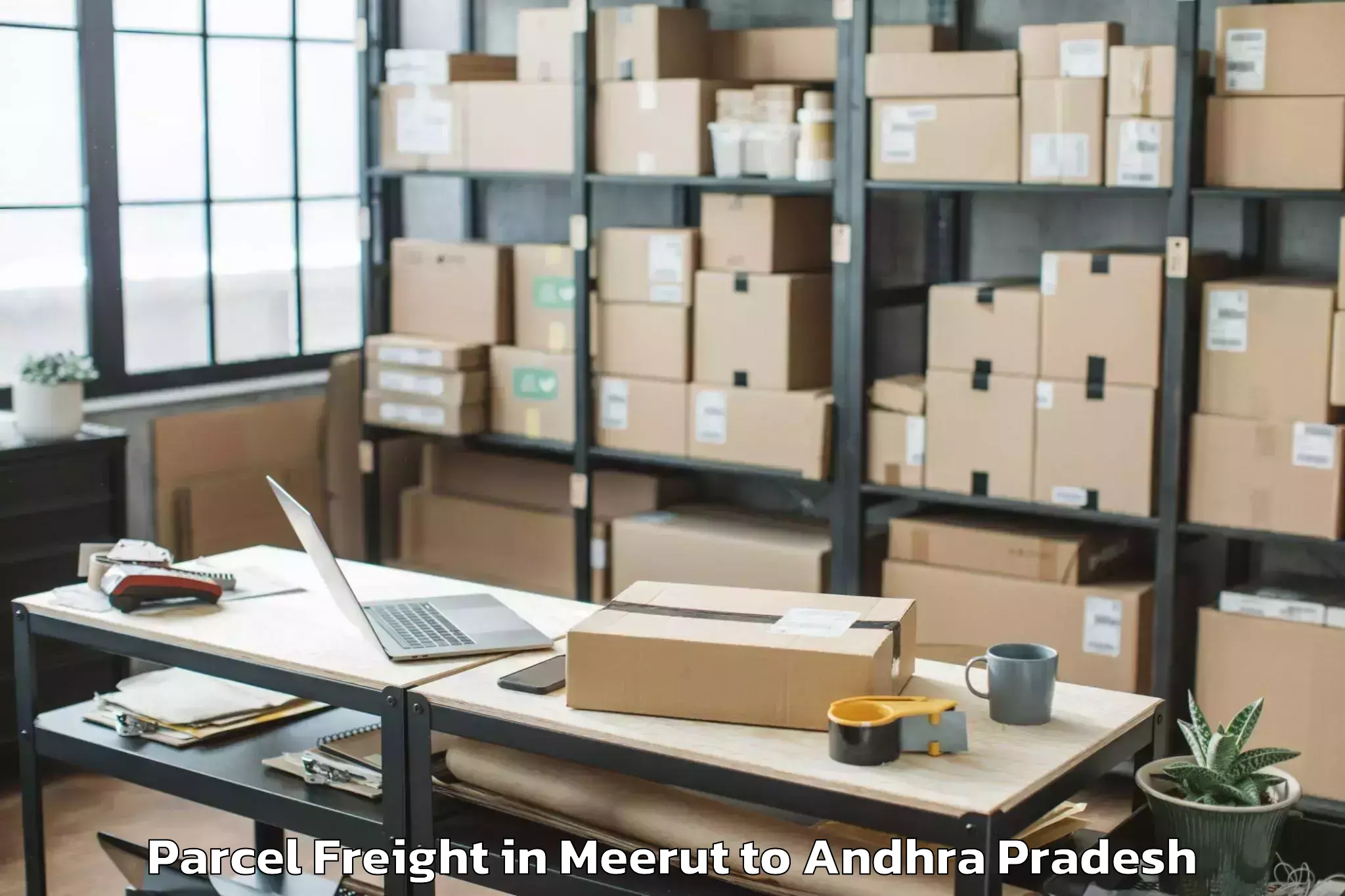 Book Meerut to Devarapalle Parcel Freight